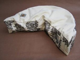 blessed nest flower pillow