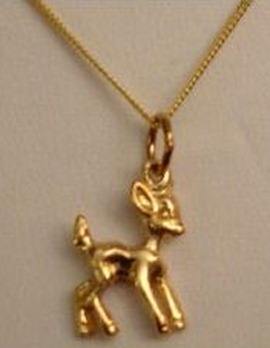 reindeer necklace