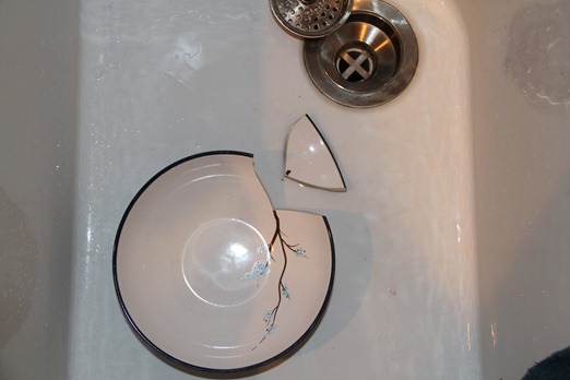 broken dishes