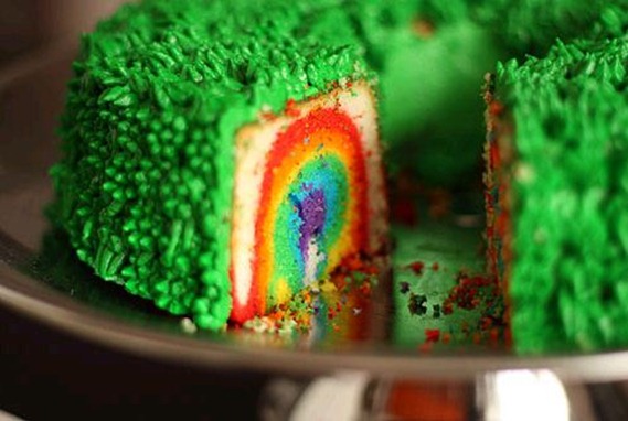 leprechaun cake inside
