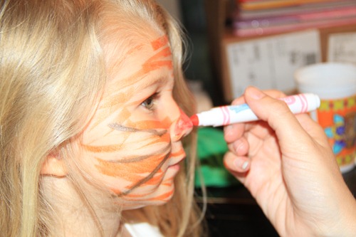 cat face painting