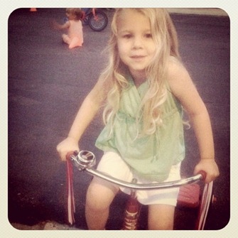 kids riding bikes