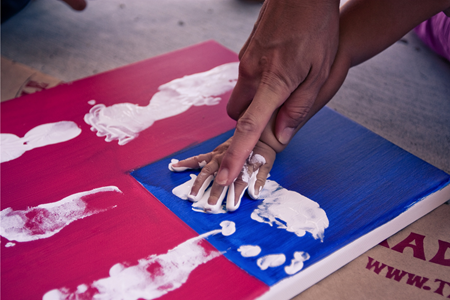 making flag canvas