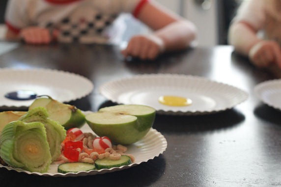 painting with Vegetables