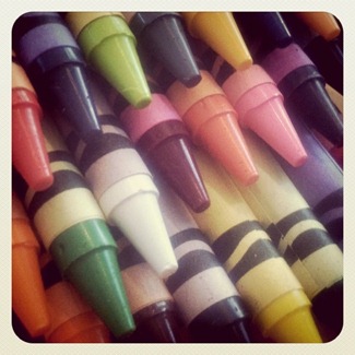 fresh box of crayons