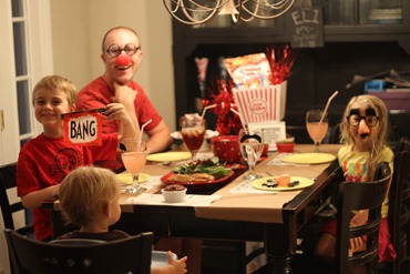 carnival theme dinner