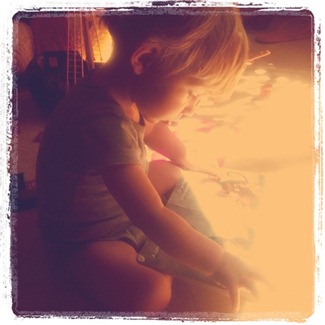baby reading