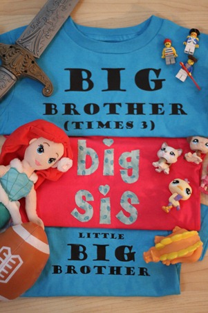 custom big brother/sister tees