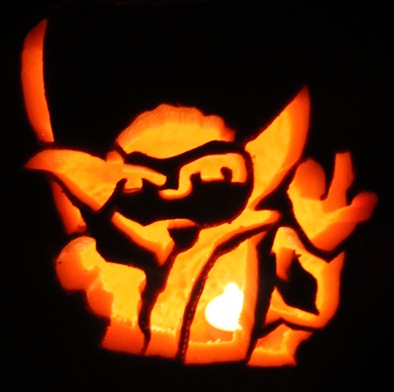 yoda pumpkin carving