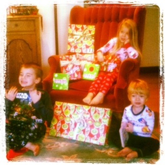 Christmas morning