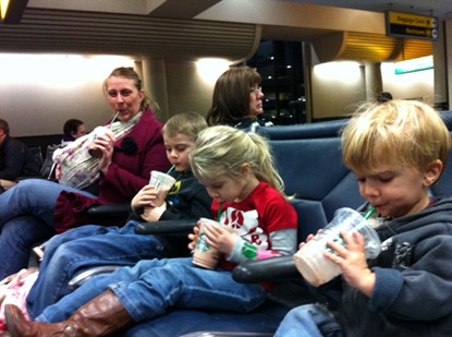 flying with kids