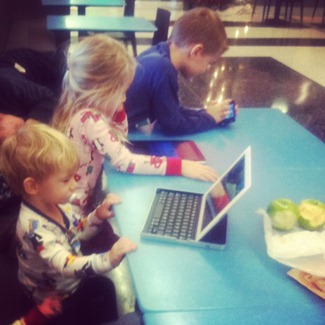flying with kids