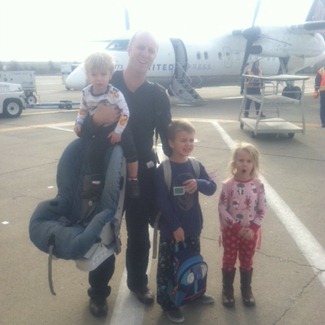 flying with kids