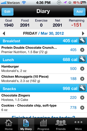 My Fitness Pal