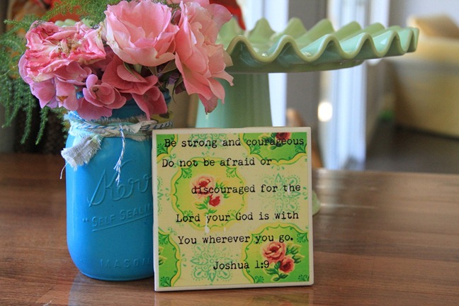 mason jar vase
