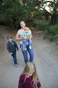 Family Hike in the Saddleback mountains