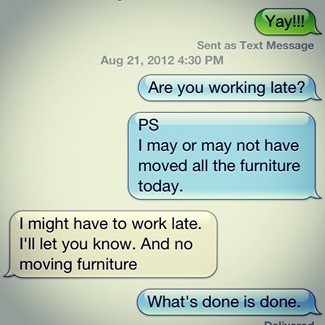 text with hubby