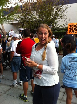 Chapman 5K starting line