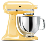 kitchenaid mixer in majestic yellow