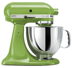 kitchenaid mixer in apple green