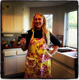 me in the kitchen