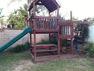 free wooden play set