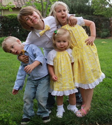 Easter 2013 matching kids