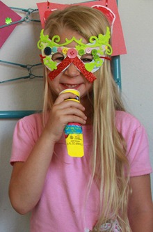 DIY superhero masks for girls