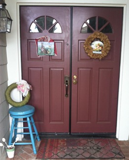 Hankie Pankie Wreath stool