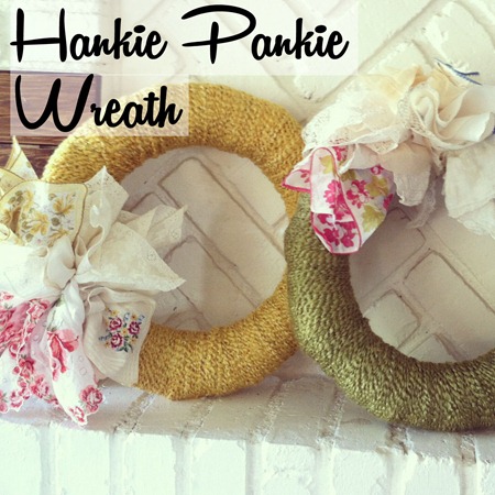 Hankie Pankie Wreath tutorial
