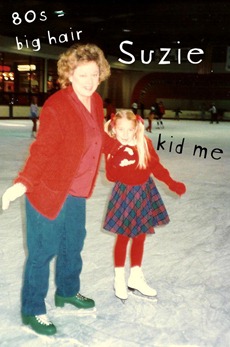 mom and i ice skating