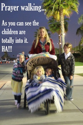 family prayer walk