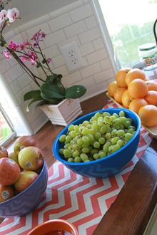 rainbow fruit bowls