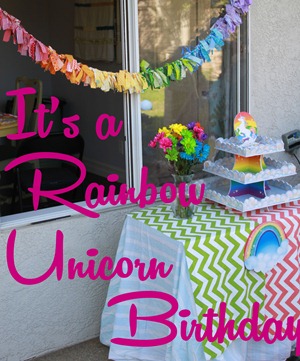 Rainbow Unicorn party