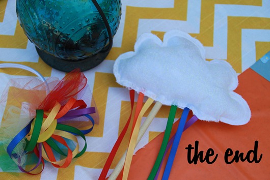 Rainbow unicorn wand and headband